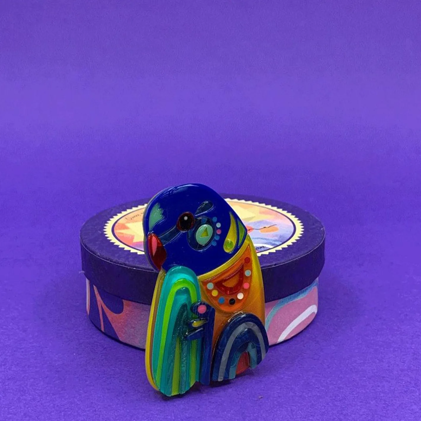Erstwilder The Radiant Rainbow Lorikeet Brooch^ Brooches