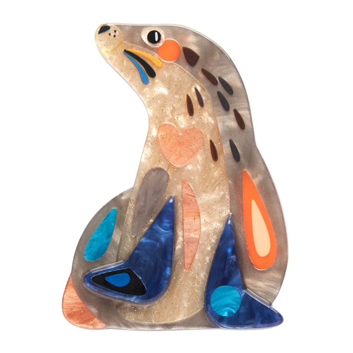 Erstwilder The Sage Sea Lion Brooch^ Brooches