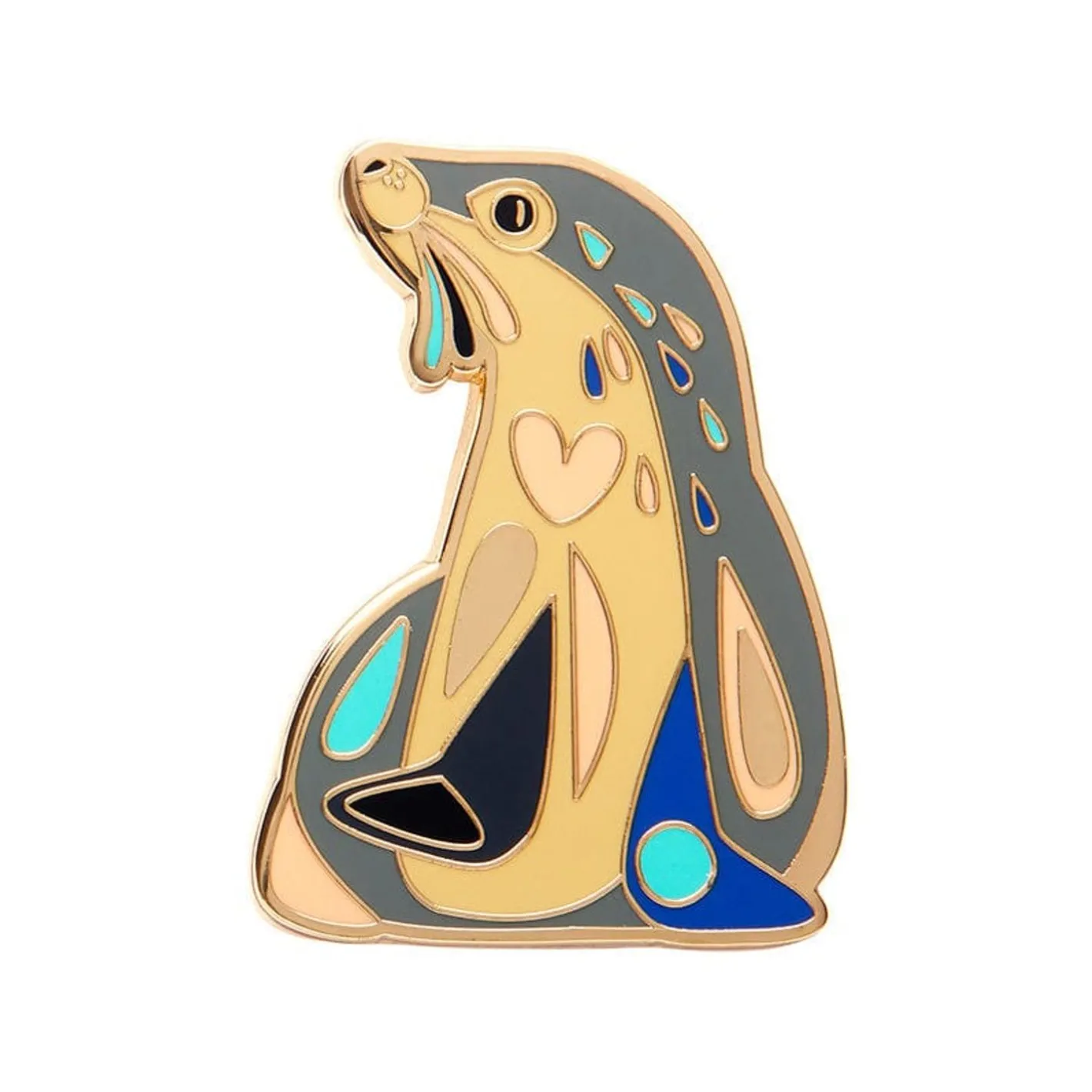 Erstwilder The Sage Sea Lion Enamel Pin^ Enamel Pins