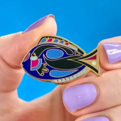 Erstwilder The Sartorial Surgeon Fish Enamel Pin^ Enamel Pins