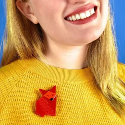 Erstwilder The Sly Fox Brooch^ Brooches