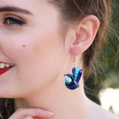 Erstwilder The Splendid Fairy Wren Earrings^ Earrings