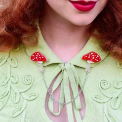 Erstwilder The Spore The Merrier Cardigan Clips^ Brooches