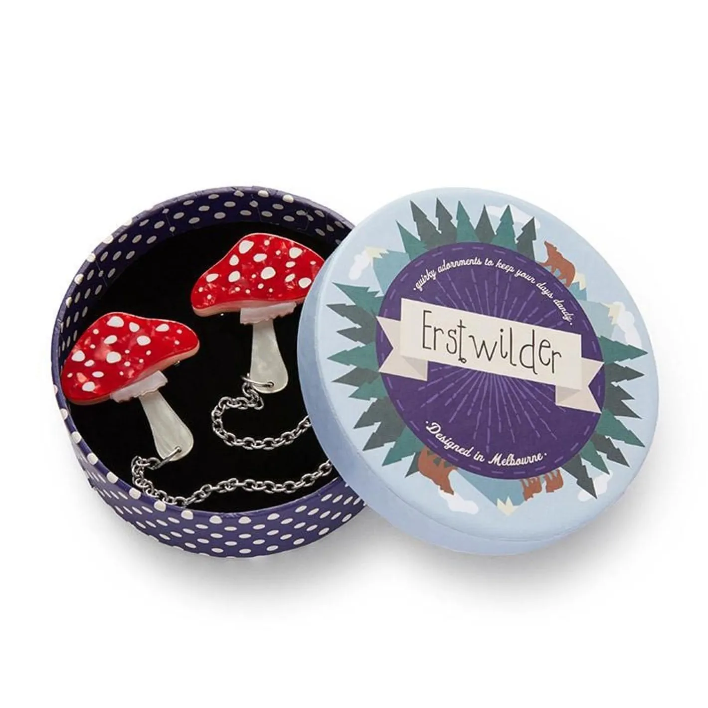 Erstwilder The Spore The Merrier Cardigan Clips^ Brooches