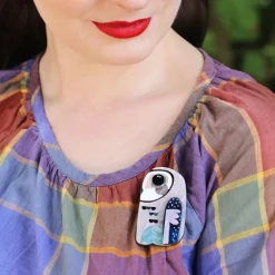 Erstwilder The Sulky Sooty Owl Brooch^ Brooches