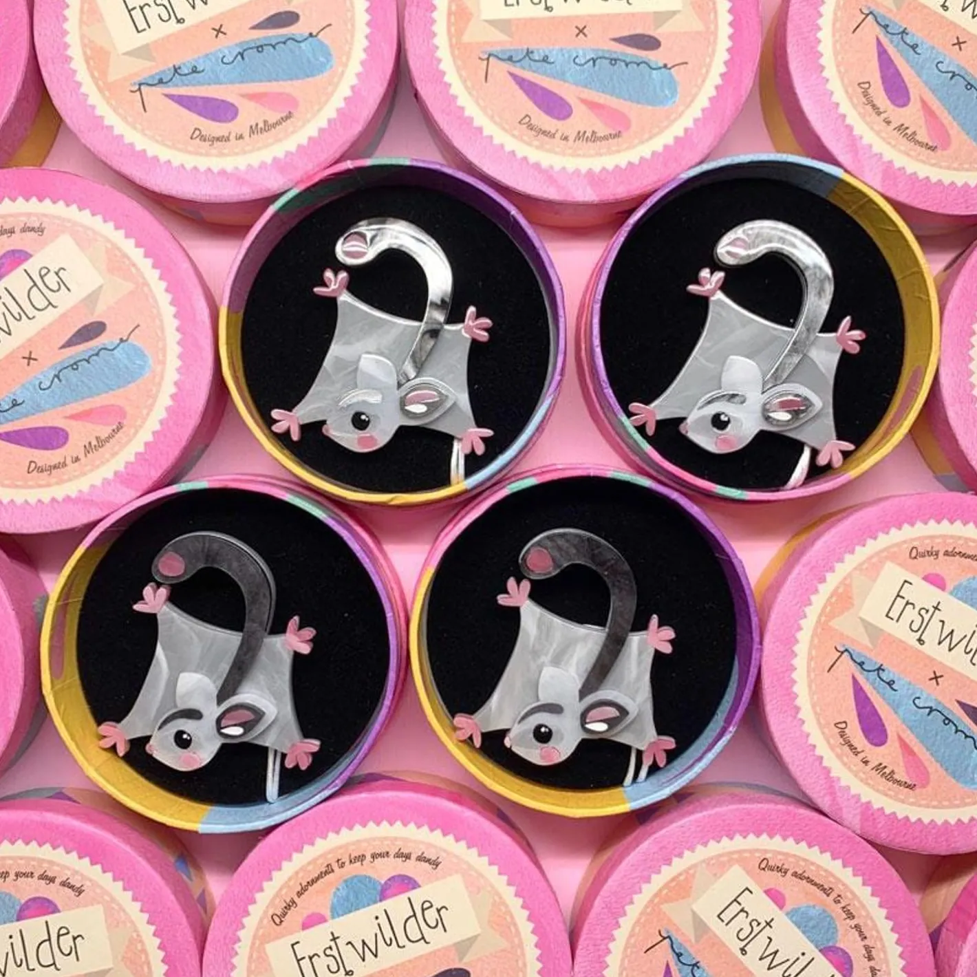 Erstwilder The Sweet Sugar Glider^ Brooches