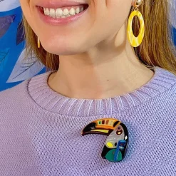 Erstwilder The Tactful Toucan Brooch^ Brooches