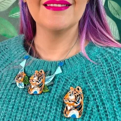 Erstwilder The Tranquil Tiger Brooch^ Brooches