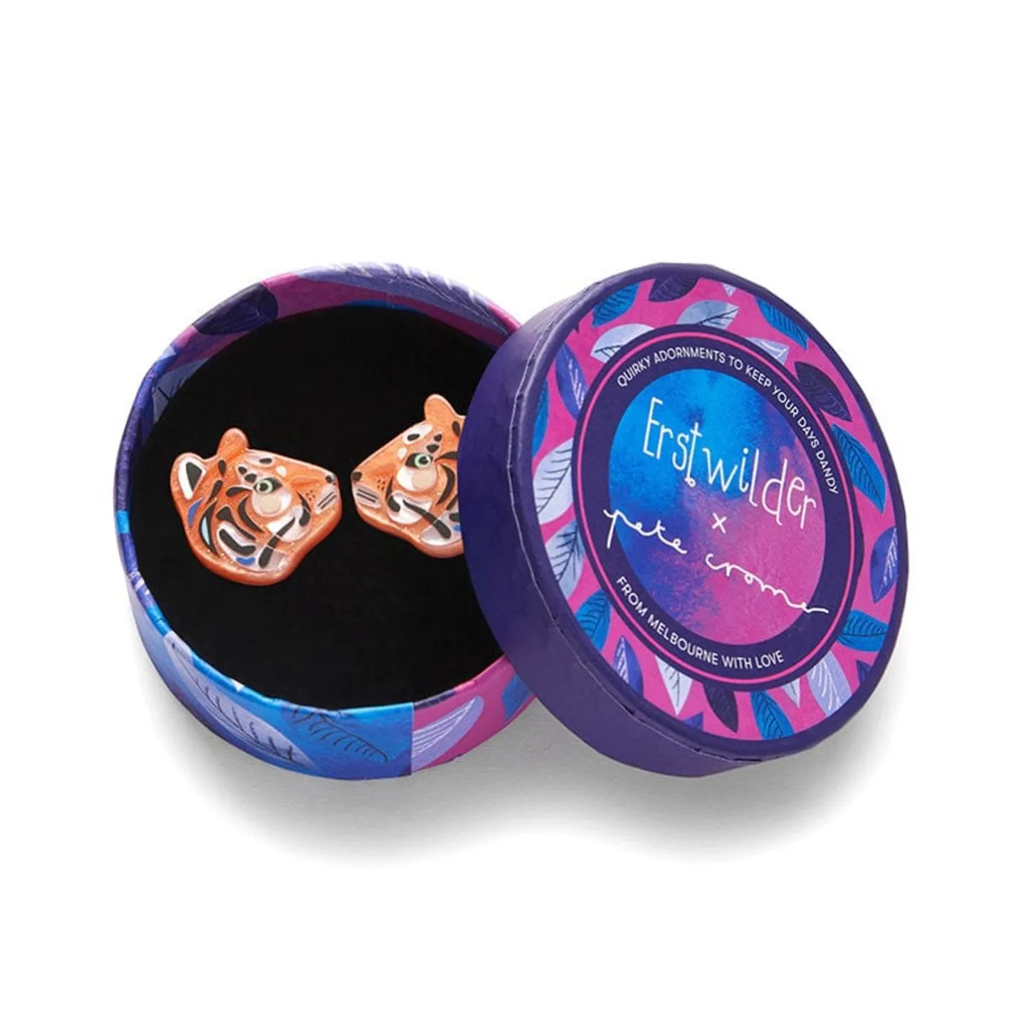 Erstwilder The Tranquil Tiger Earrings^ Earrings