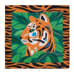 Erstwilder The Tranquil Tiger Square Scarf^ Scarves