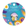 Erstwilder The Whimsical White Spotted Jellyfish Enamel Pin^ Enamel Pins