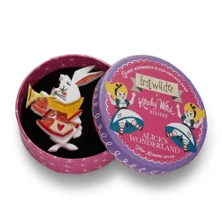 Erstwilder The White Rabbit Announces Brooch^ Brooches