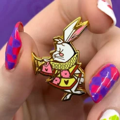 Erstwilder The White Rabbit Announces Enamel Pin^ Enamel Pins