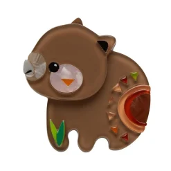 Erstwilder The Wondrous Wombat Brooch^ Brooches