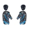 Erstwilder The Zealous Zebra Earrings^ Earrings