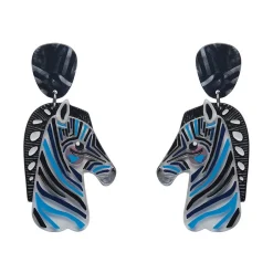 Erstwilder The Zealous Zebra Earrings^ Earrings