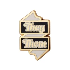 Erstwilder They/Them Pronoun Enamel Pin^ Enamel Pins