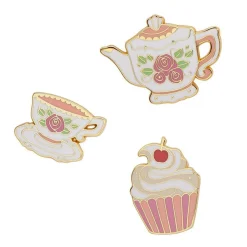 Erstwilder Time For Tea Enamel Pin Set^ Enamel Pins