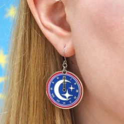 Erstwilder Timely Tale Enamel Drop Earrings^ Enamel Earrings
