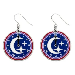 Erstwilder Timely Tale Enamel Drop Earrings^ Enamel Earrings
