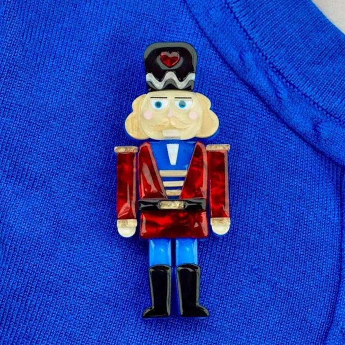 Erstwilder Tiny Tin Soldier Brooch^ Brooches