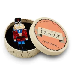 Erstwilder Tiny Tin Soldier Brooch^ Brooches