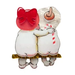 Erstwilder Together For Christmas Brooch^ Brooches