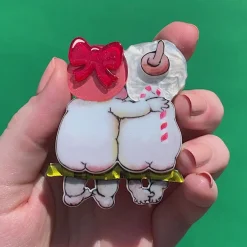 Erstwilder Together For Christmas Brooch^ Brooches