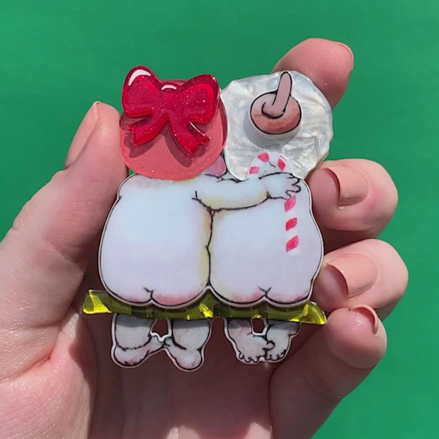 Erstwilder Together For Christmas Brooch^ Brooches