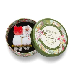 Erstwilder Together For Christmas Brooch^ Brooches