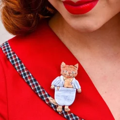 Erstwilder Tom Kitten Brooch^ Brooches