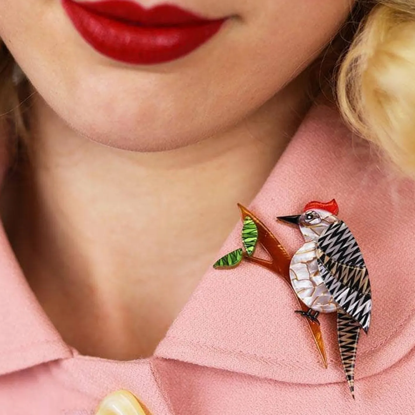 Erstwilder Tori Tree Drummer Bird Brooch^ Brooches