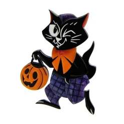 Erstwilder Treat Seeker Cat Brooch^ Brooches