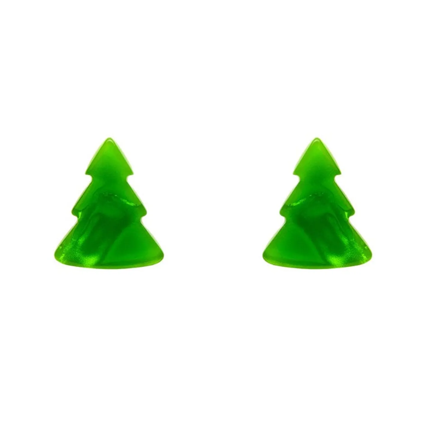Erstwilder Tree Ripple Stud Earrings - Green^ Essential Earrings