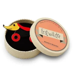 Erstwilder Trundling Tail-Wagger Brooch^ Brooches