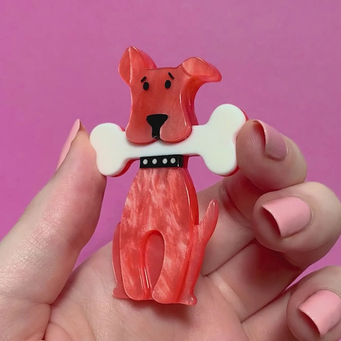Erstwilder Tuffy'S Puppy Treat Brooch^ Brooches