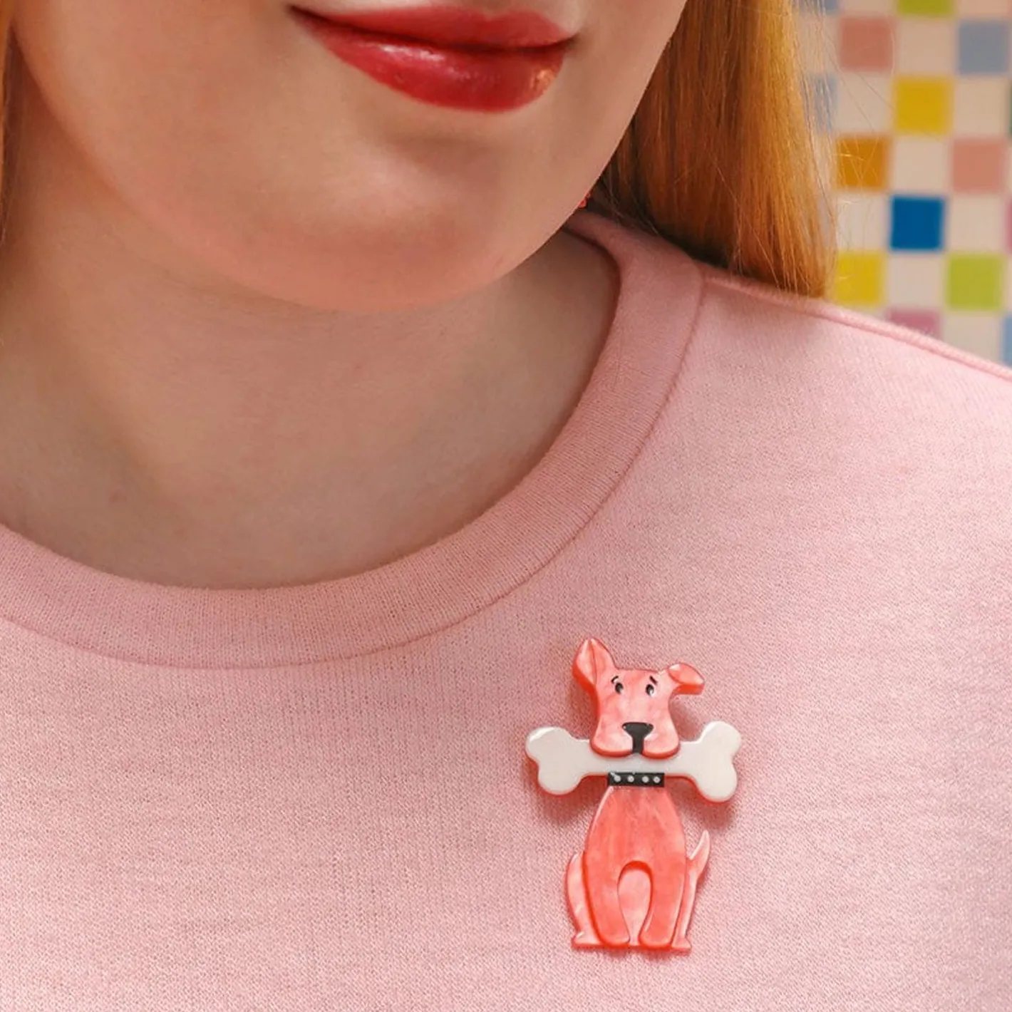 Erstwilder Tuffy'S Puppy Treat Brooch^ Brooches