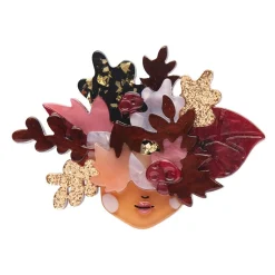 Erstwilder Turn A New Leaf Brooch^ Brooches