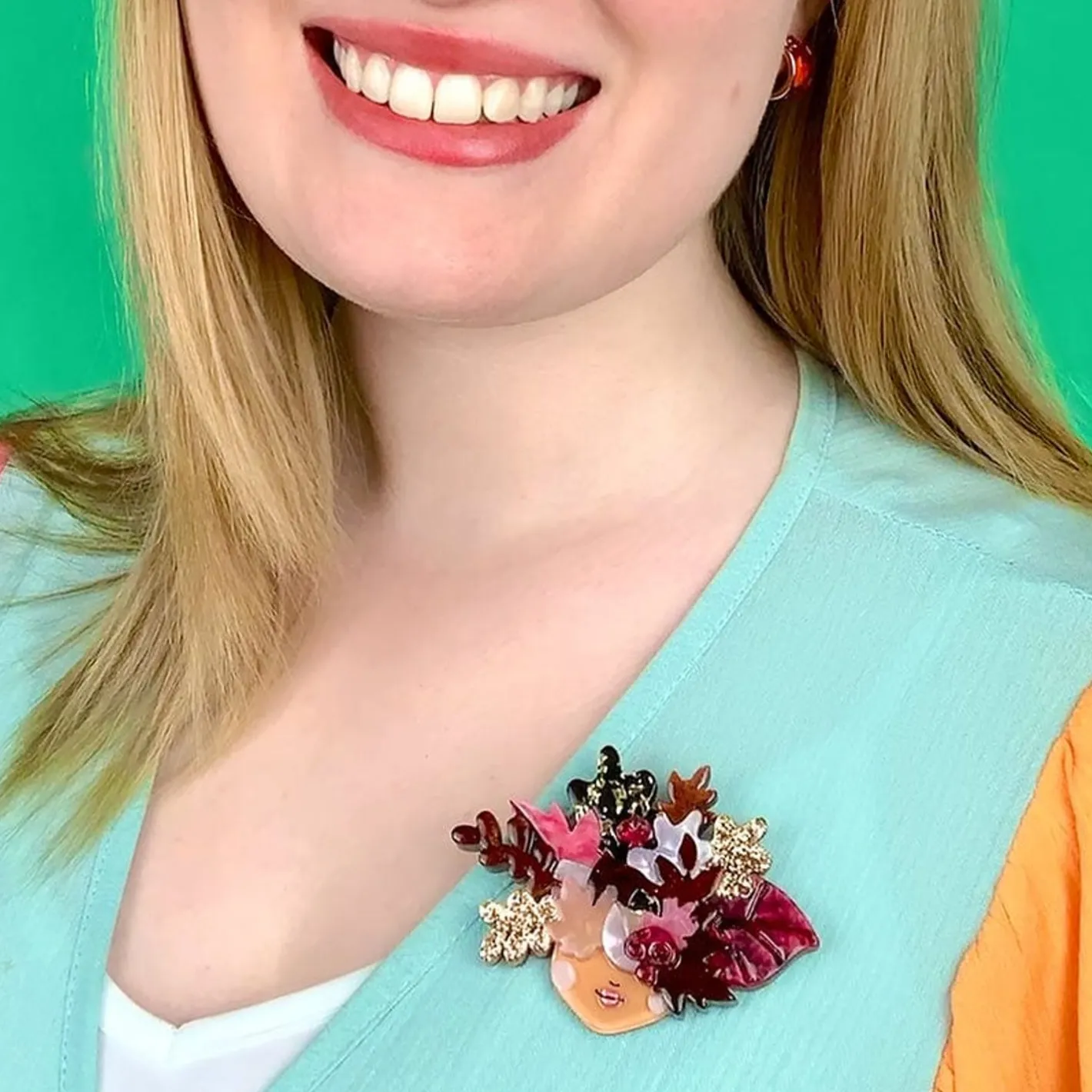 Erstwilder Turn A New Leaf Brooch^ Brooches