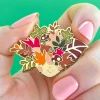 Erstwilder Turn A New Leaf Enamel Pin^ Enamel Pins