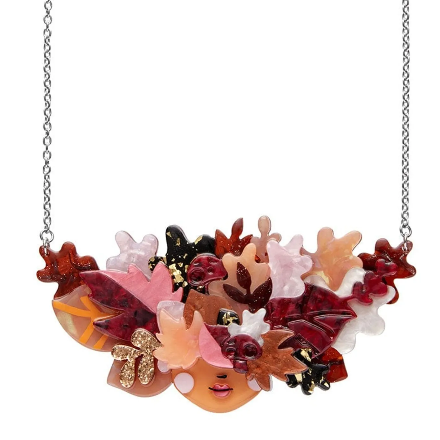 Erstwilder Turn A New Leaf Necklace^ Necklaces