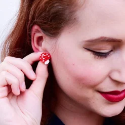Erstwilder Twinning Toadstools Stud Earrings^ Earrings