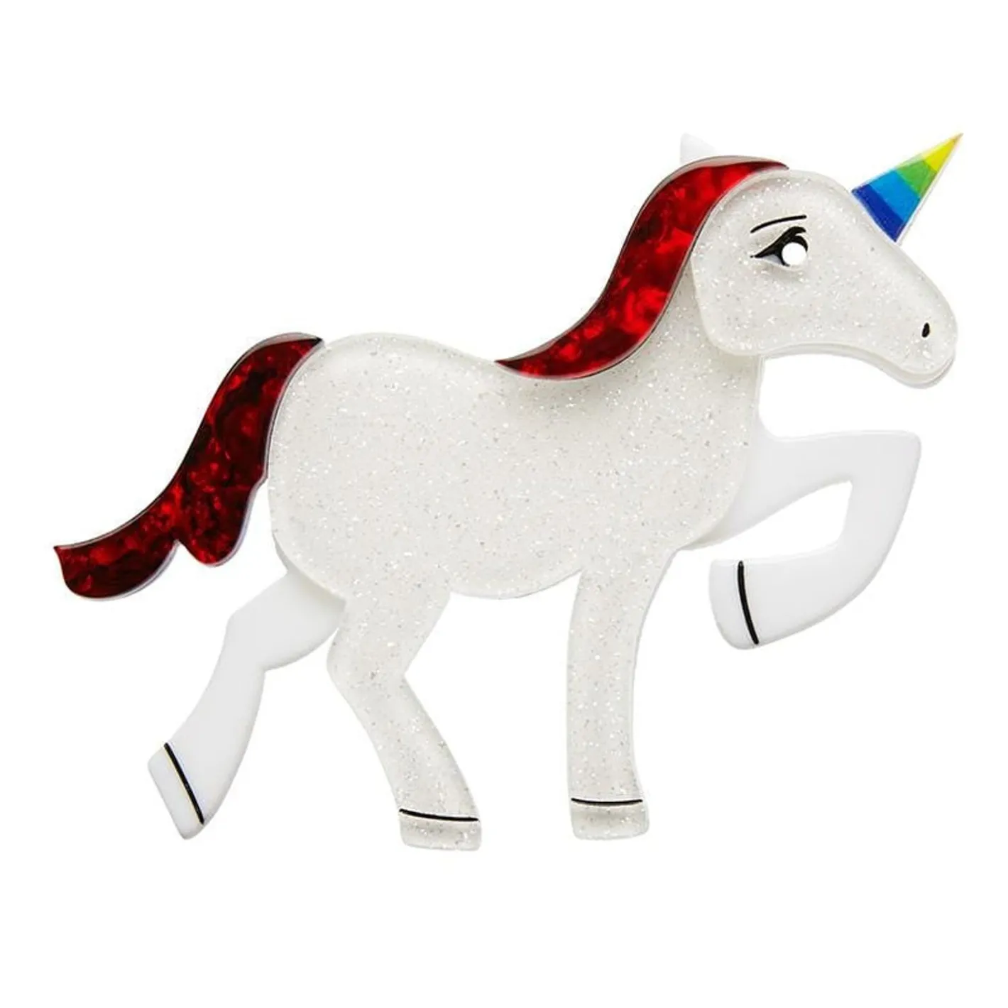 Erstwilder Ula The Unicorn Brooch^ Brooches