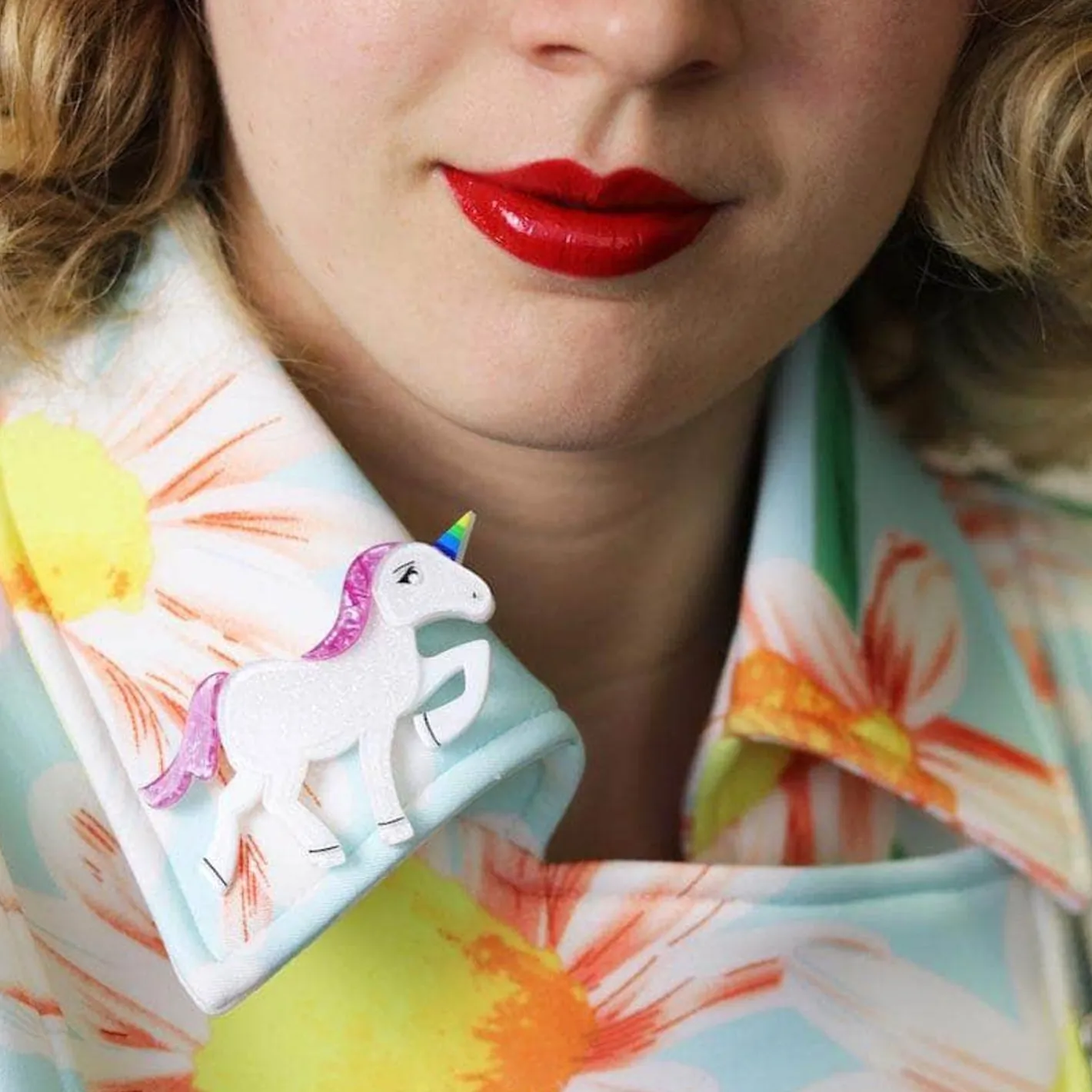 Erstwilder Ula The Unicorn Brooch^ Brooches