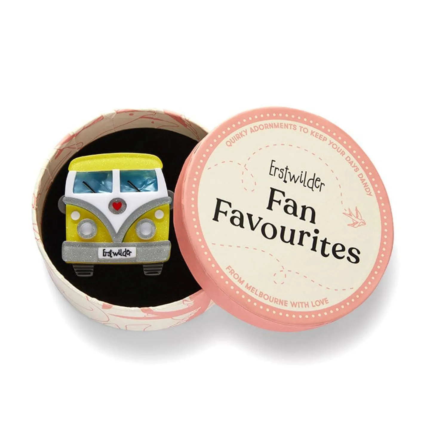 Erstwilder Vagabond Wheels Brooch^ Brooches