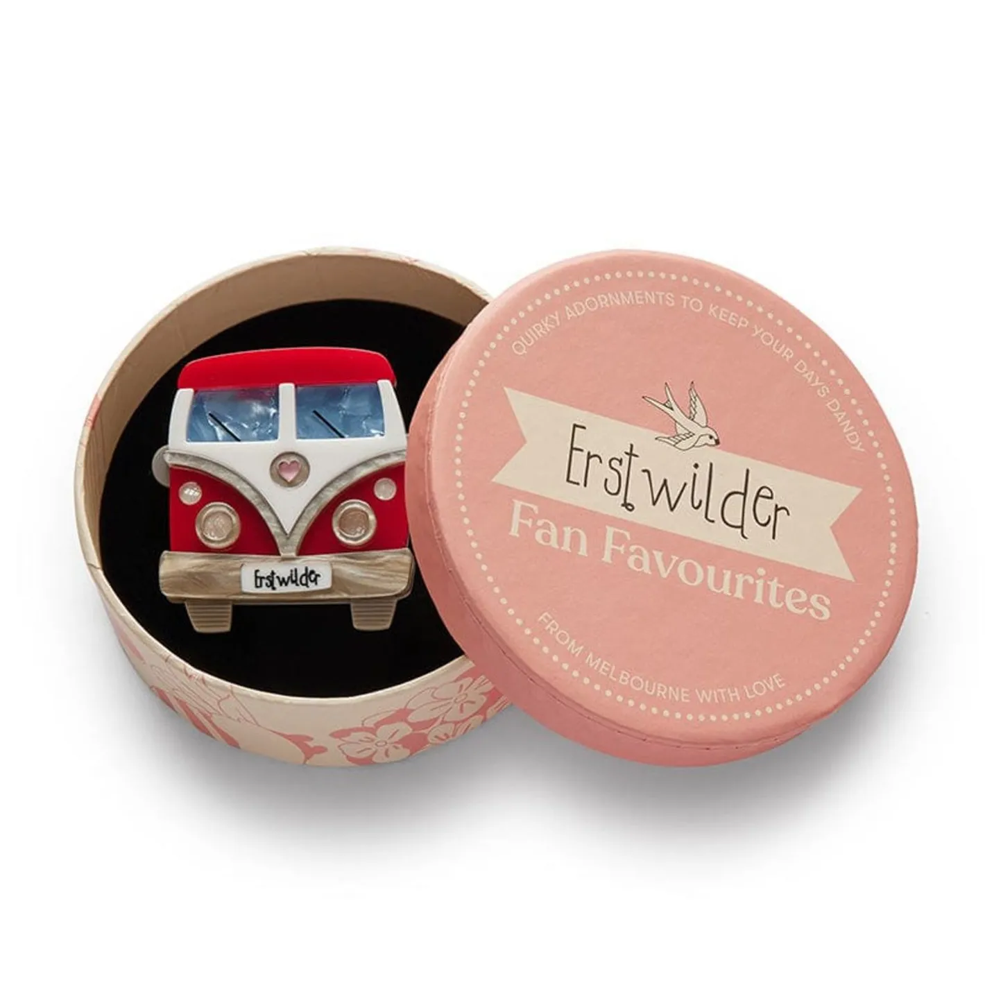 Erstwilder Vagabond Wheels Brooch^ Brooches