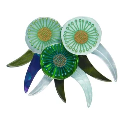 Erstwilder Verdant Green Gum Brooch^ Brooches
