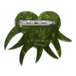 Erstwilder Verdant Green Gum Brooch^ Brooches