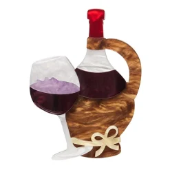 Erstwilder Vino Rosso Brooch^ Brooches