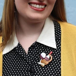 Erstwilder Vino Rosso Brooch^ Brooches